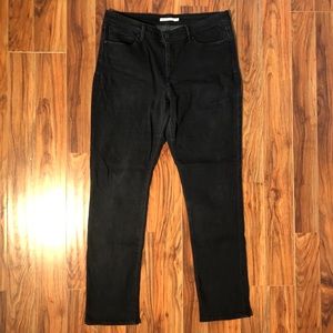 Black Levi Mid Rise Skinny